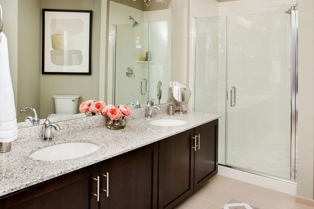 Innovative Closet Designs Commercial In-Unit Bath Solutions: Framed, Semi-Frameless and Frameless Glass Shower Enclosure